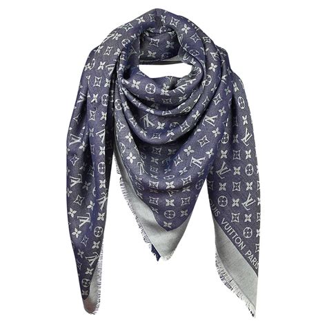 louis vuitton scarf denim|Louis Vuitton scarf price.